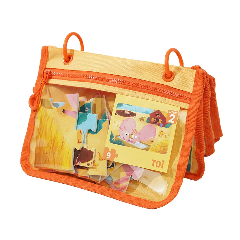 TOI Krok 1~9 Układanki Stopniowane Układanki Progresywne Zaawansowane z Tęczowym Przechowywaniem Klasyczna Edukacja Zabawa Opowieść Popularizacja Nauki