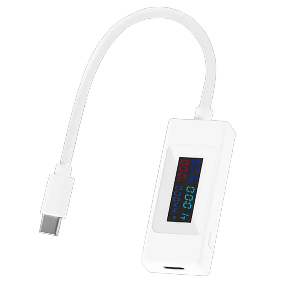 Data Recording Tool Voltage Current Monitor Charging Efficiency About 20g For Mobile Power Supplies Fast Charging Voltage Tester