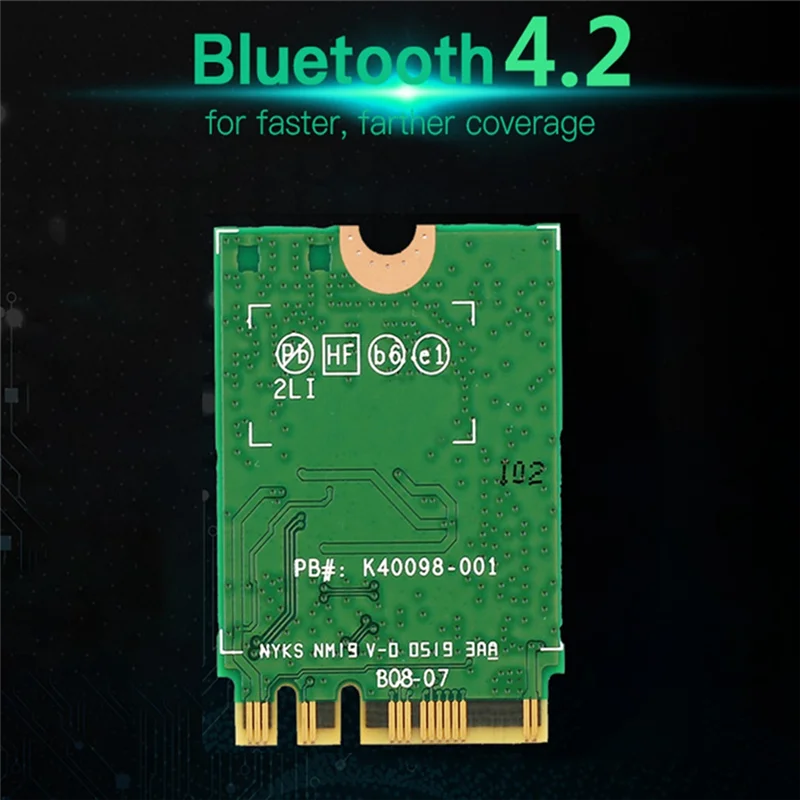 Nueva tarjeta WiFi 8260 8260NGW + 2 antenas 2,4G/5Ghz 867M Bluetooth 4,2 NGFF M.2 módulo de tarjeta inalámbrica WiFi para Intel AC 8260