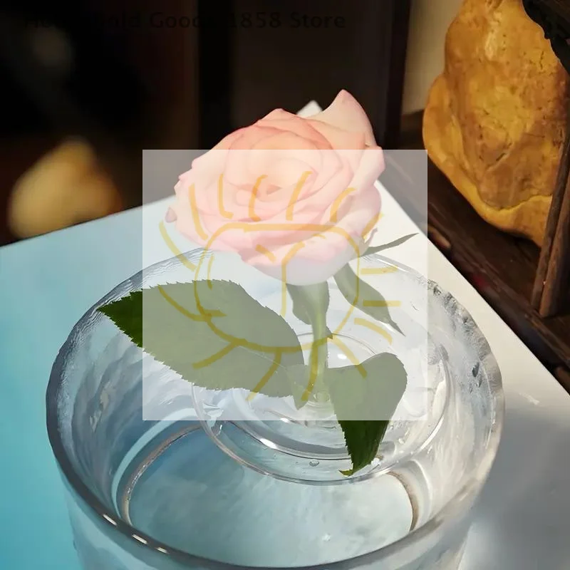 Floating Flower Vase Fresh Flower Hydroponic Vessel Floral Arrangement Artistic Vase Flower Holder Plant Display Home Decor