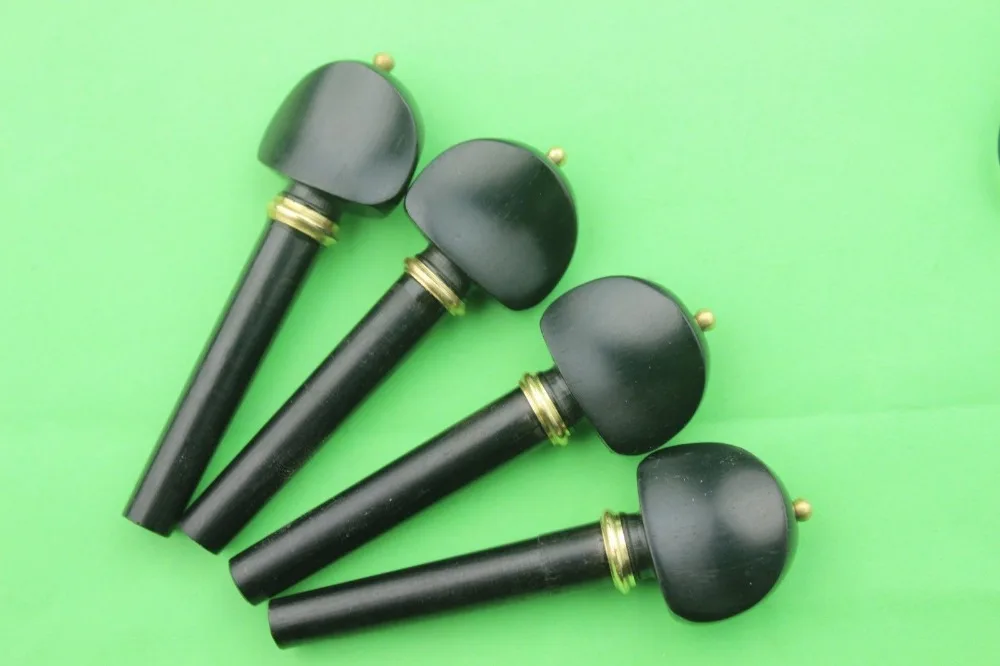 8 set top ebony Violin Accessor violin parts 4/4 full size