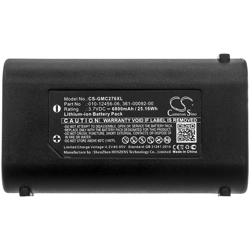 GreenBatteryPowerCameronSino 6800mAh 3.7V 25.16Wh GPS,Navigator Li-ion Battery for Garmin  GPSMAP276Cx,010-12456-06,361-00092-00