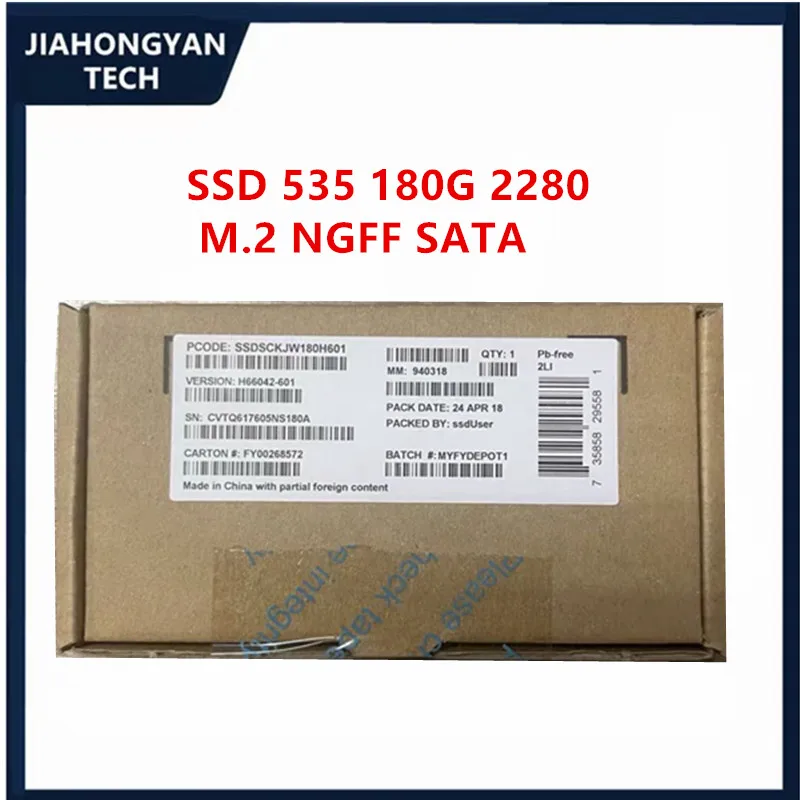 

Original For Intel 535 180G M.2 NGFF sata protocol 2280 solid-state drive