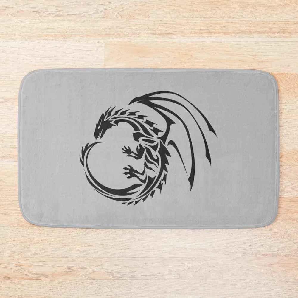 

Color art black dragon Bath Mat Carpet For Bath Carpet In The Bathroom Carpet Anti Slip Mat
