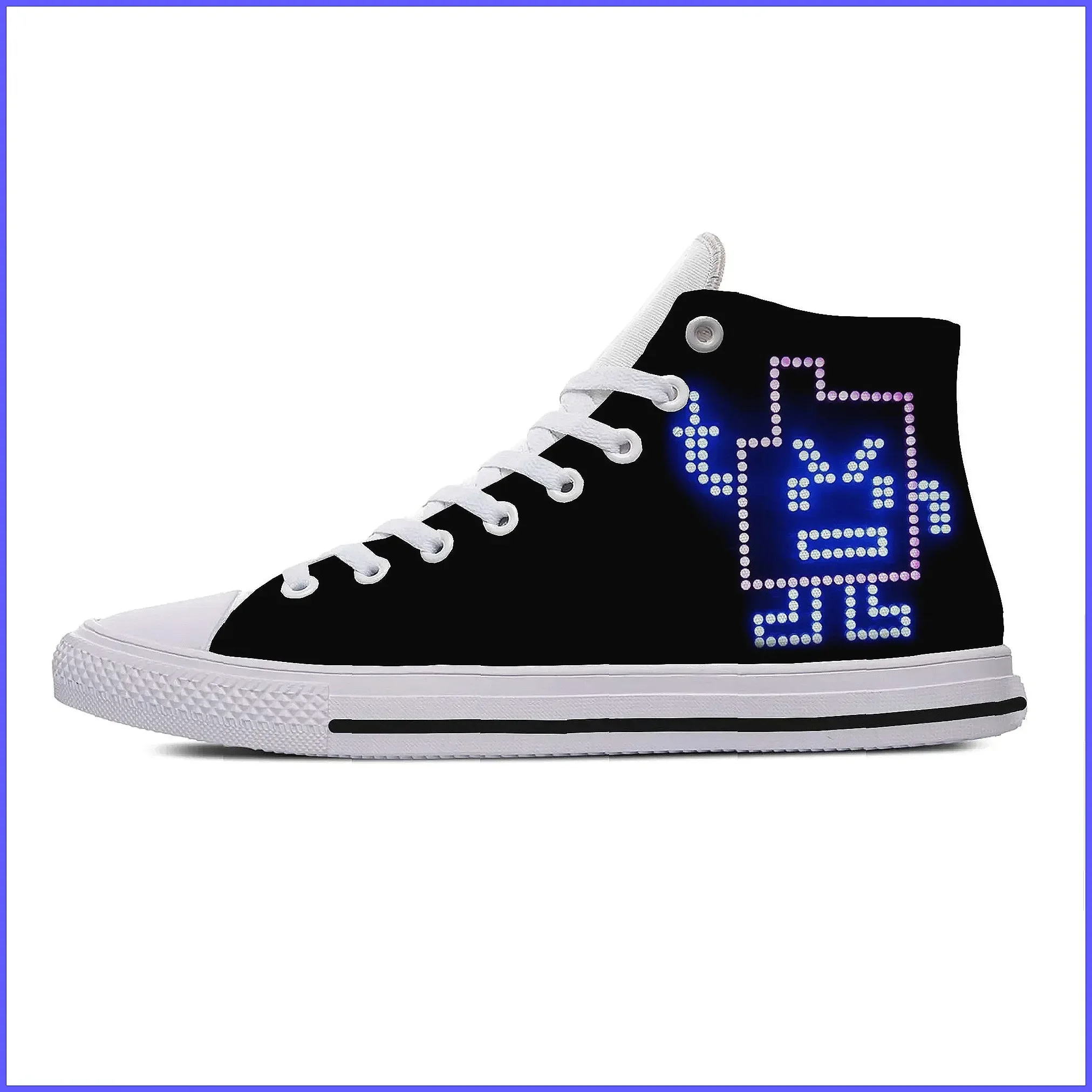 Hot Aqua Teen Hunger Force Classic High Top Canvas Sneakers, Lightweight Breathable Casual Shoes for Men Women