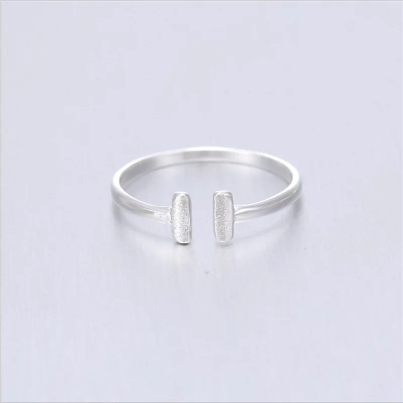 Fashion Adjustable Size Letter Ring for Women Girls Jewelry Finger Ring Party Birthday Wedding Gift e506