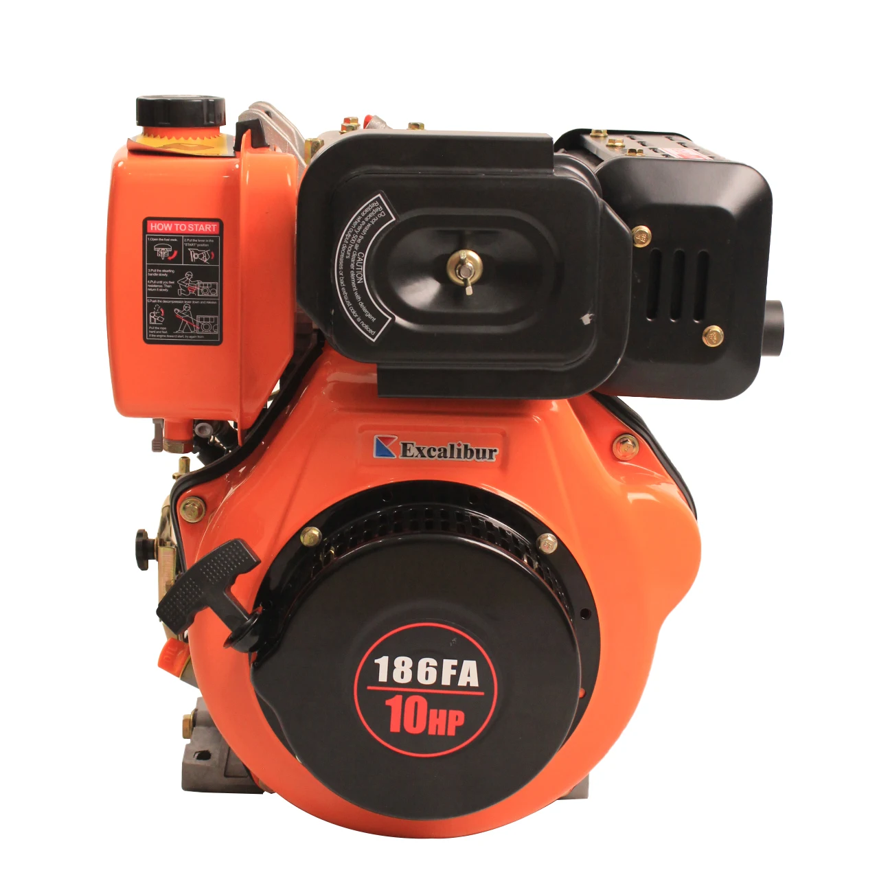 

Excalibur 4 Stroke Electric Start Engines Single Cylinder Air Cooled 13hp Single Cylinder Engine