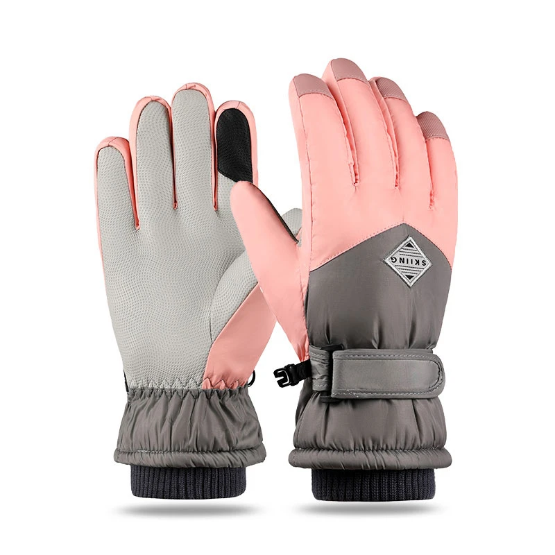 Waterproof Ski Gloves Women Men Winter Touch Screen Snow Gloves Fleece Lined Warm Thermal Gloves for Snowboard Skiing Cycling