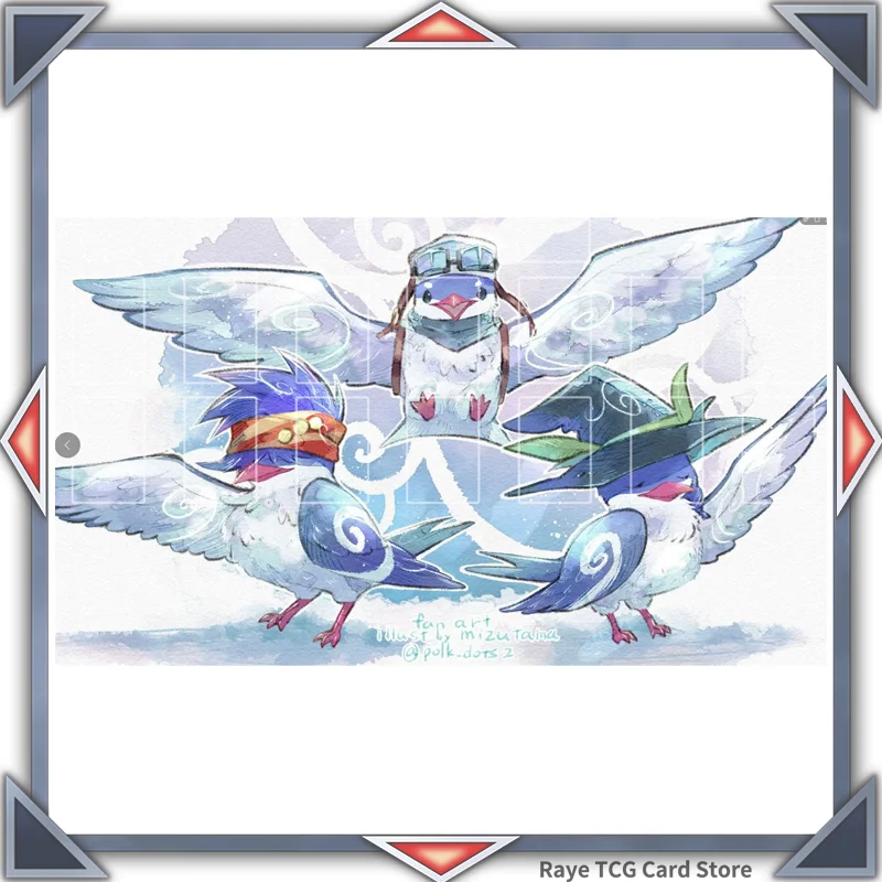 

Yugioh OCG Floowandereeze Card Pad Paymat YGO Mat 60*35cm DIY in Stock