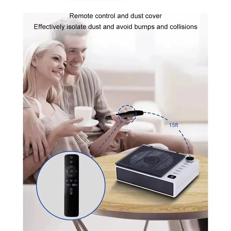 Portable CD Player With Remote Control And Hi-Fi Speakers CD-R Cd Walkman Playerplayer As  MP3