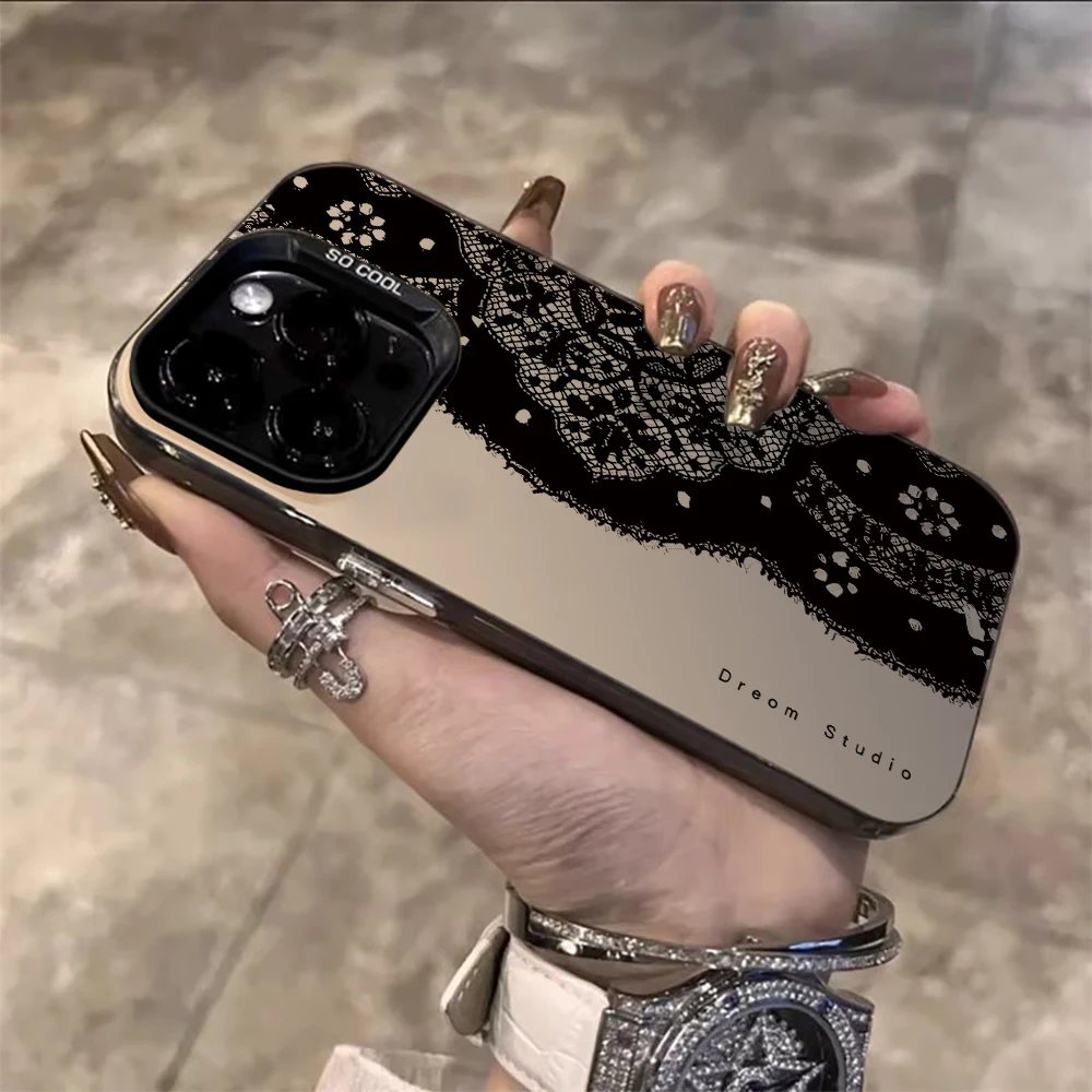 Dreom Lace TPU Hülle für Samsung Galaxy S26 S25 S24 S23 Ultra S22 S21Plus FE A57 A56 A55 A54 A53 A36 A35 A34 5G Stoßfeste Schutzhülle – Detail 1