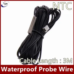 1 pz 3m NTC B3950 sensore di temperatura a termistore 100K 50K 20K 2K 5K 10K 15K 1% sonda aria condizionata sonda per Arduino W1209