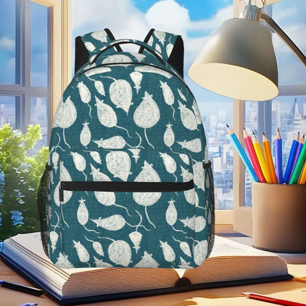 

Fabulous Rats Student Backpack School Bag Hiking Travel Daypack for Boys Girls Fashion Bookbag Shoulder Bags