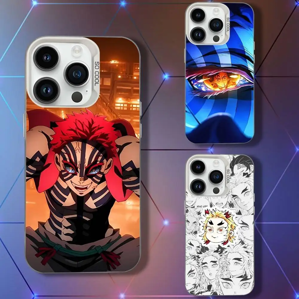 

Anime R-Rengokus A-Akazas Phone Case For iPhone 16,15,14,13,12,11,Pro,XS,Max,Plus,Mini,SE White Candy Matte Shockproof Cover