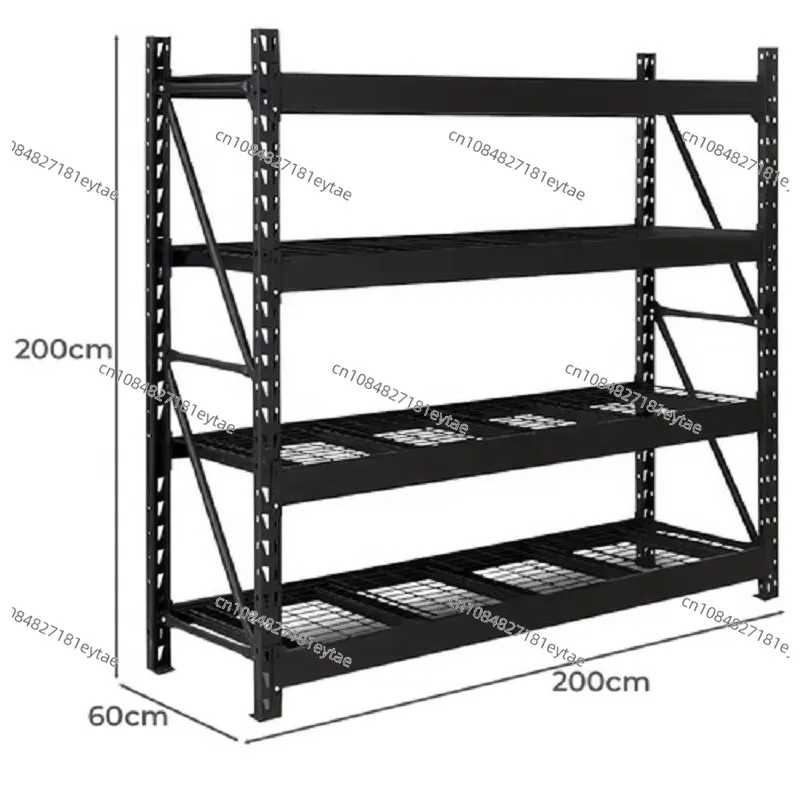 100 500kg Multi Layer Storage Shelves 2000x600x2000mm Light Duty