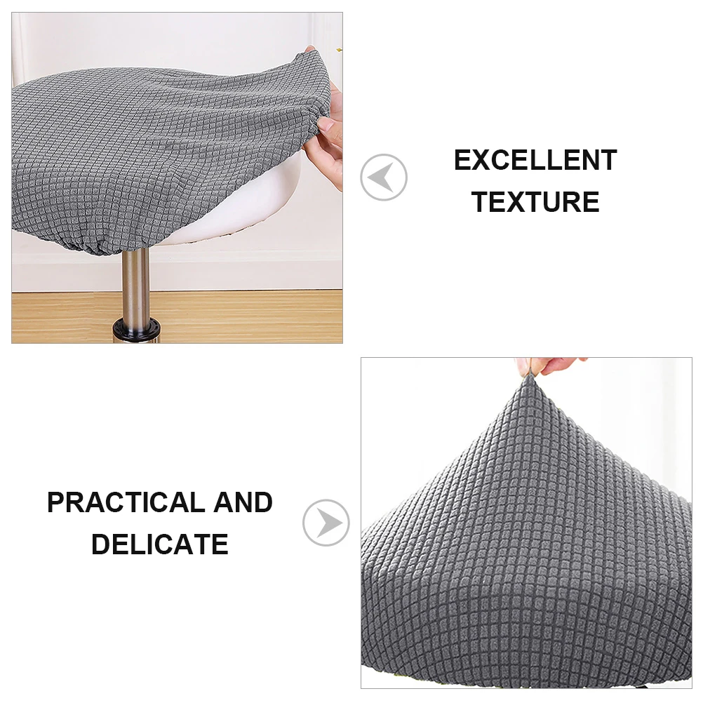 

Round Stool Cover Home Use Anti Dust Chair Protector Polyester Material Foldable Dining Seat Covers Chairs Cushion Sofa Throws