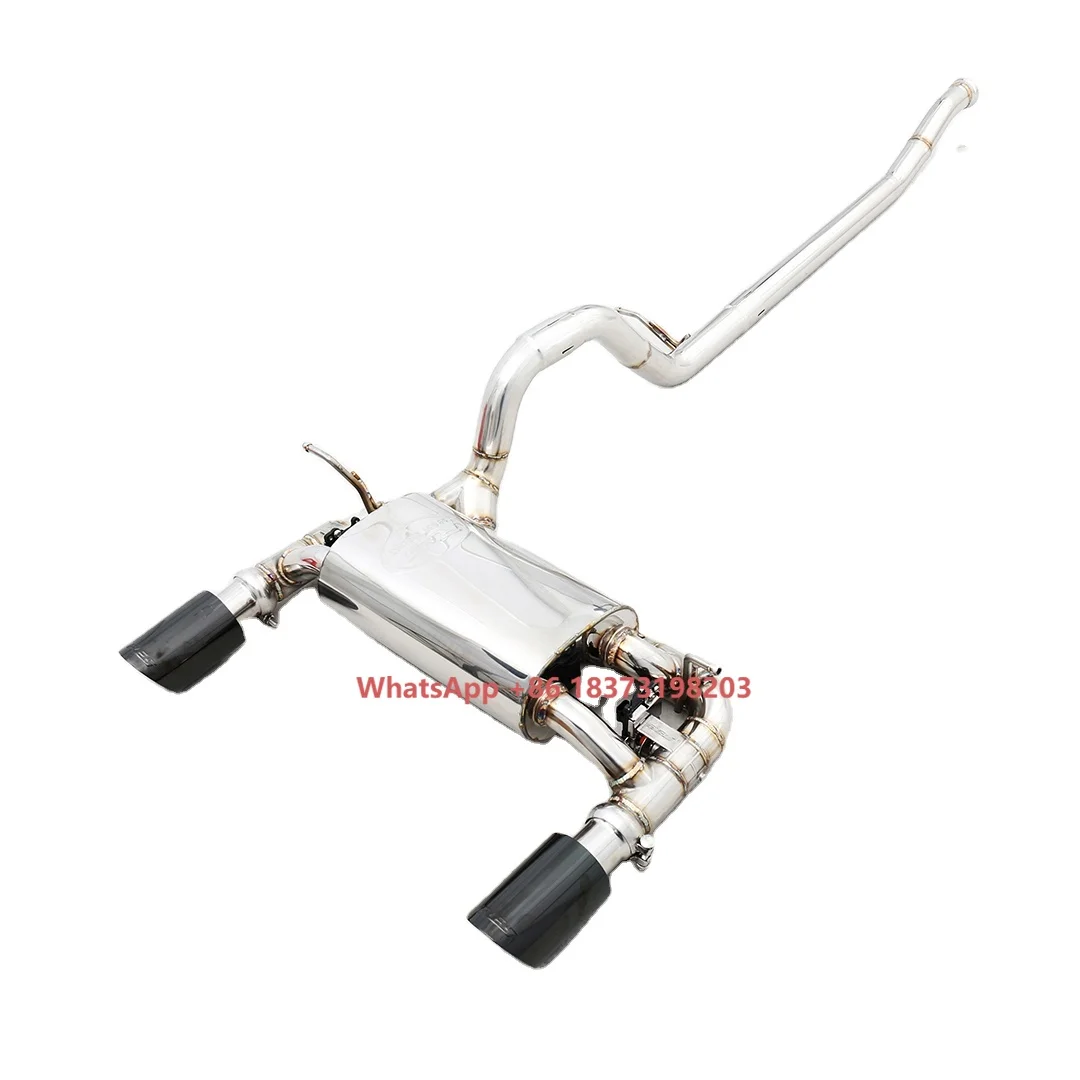 

High Flow Stainless Exhaust Catback System Remote Control Exhaust Pipe for Wrangler