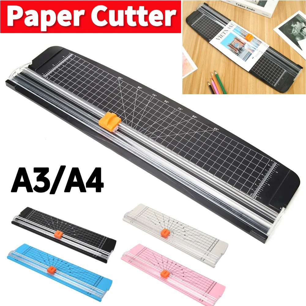 Taglierina per carta A3 A4 Taglierina per carta bidirezionale in plastica Carta fotografica per carta artigianale per coupon Macchina per tappetino da taglio leggero