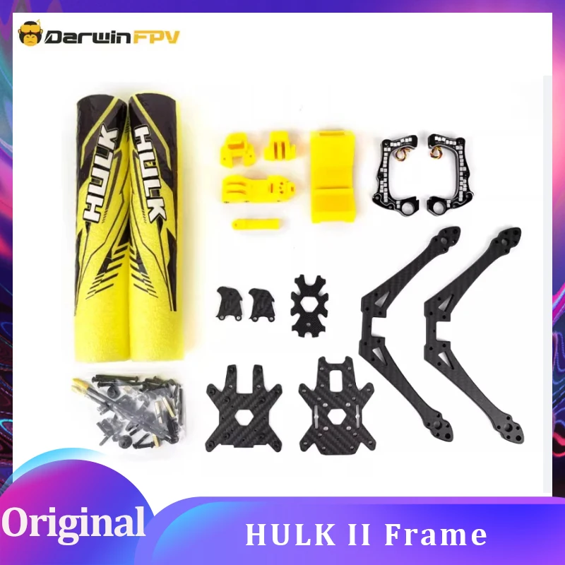 DarwinFPV HULK II waterdicht FPV drone-frame koolstofvezel reserveonderdelen waterdichte frames
