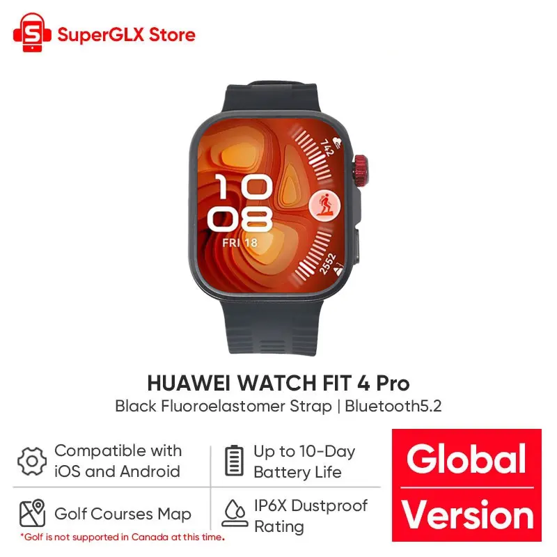 HUAWEI WATCH FIT 4 Pro Smartwatch Global Version 1.82 inch AMOLED