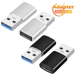 USB 3.2 to Type C OTG Adapter USB A Male to USB C Female Data Converter For Macbook Pro Air Mobile Phone Fast Charging Adapters