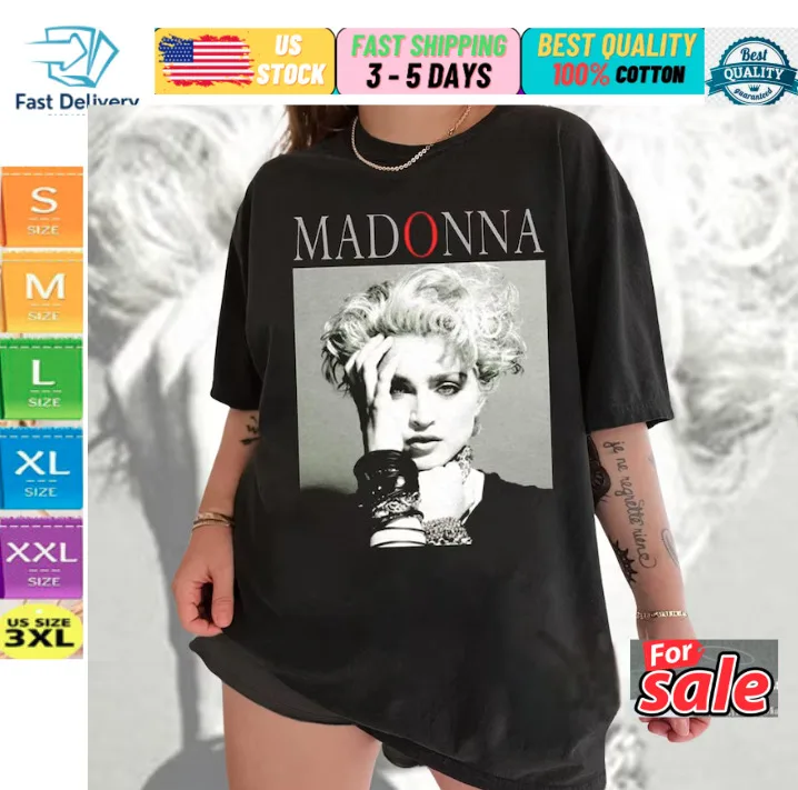 Ambition Madonna Tour Blond T-Shirt World Blonde 1990 Vintage Size Unisex Concer