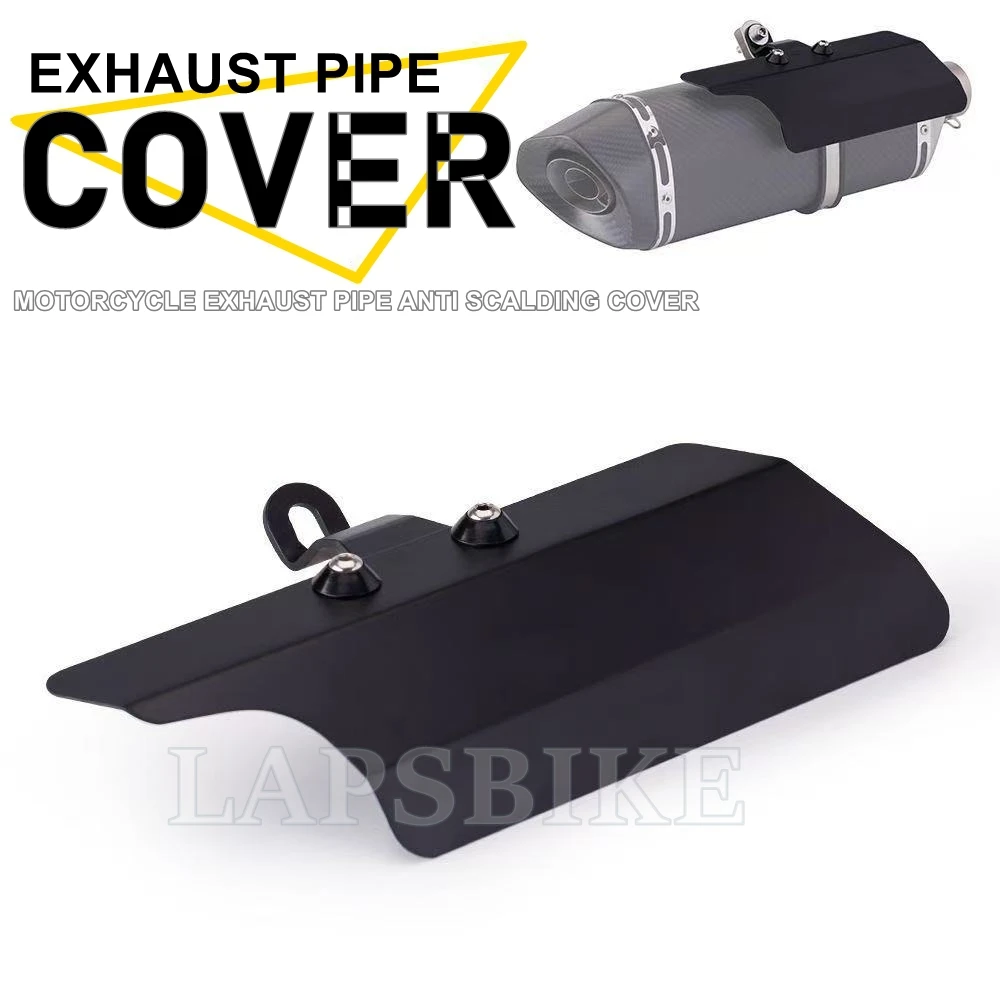 Univeral Motorcycle Exhaust Muffler Pipe Protector Heat Shield Cover Anti Scald Cover For CB400 Z900 Ninja Z400 MT07 09 R3 R25 view 2