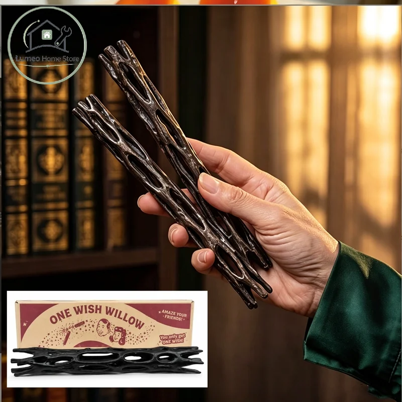 Unique 3D Printed Wishing Willow Sticks Lightweight Plastic Snap Wish Sticks for Wedding Guest Souvenir Small Gifts