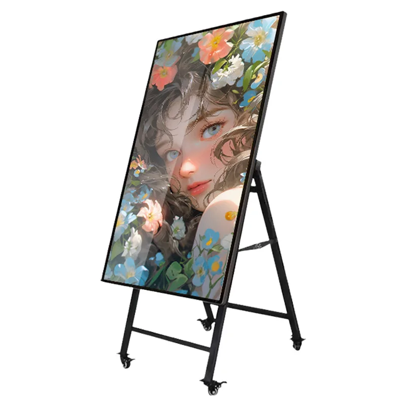 

High definition out-of-home advertising machine Outdoor floor-to-ceiling mobile display screen at the entrance of the mall