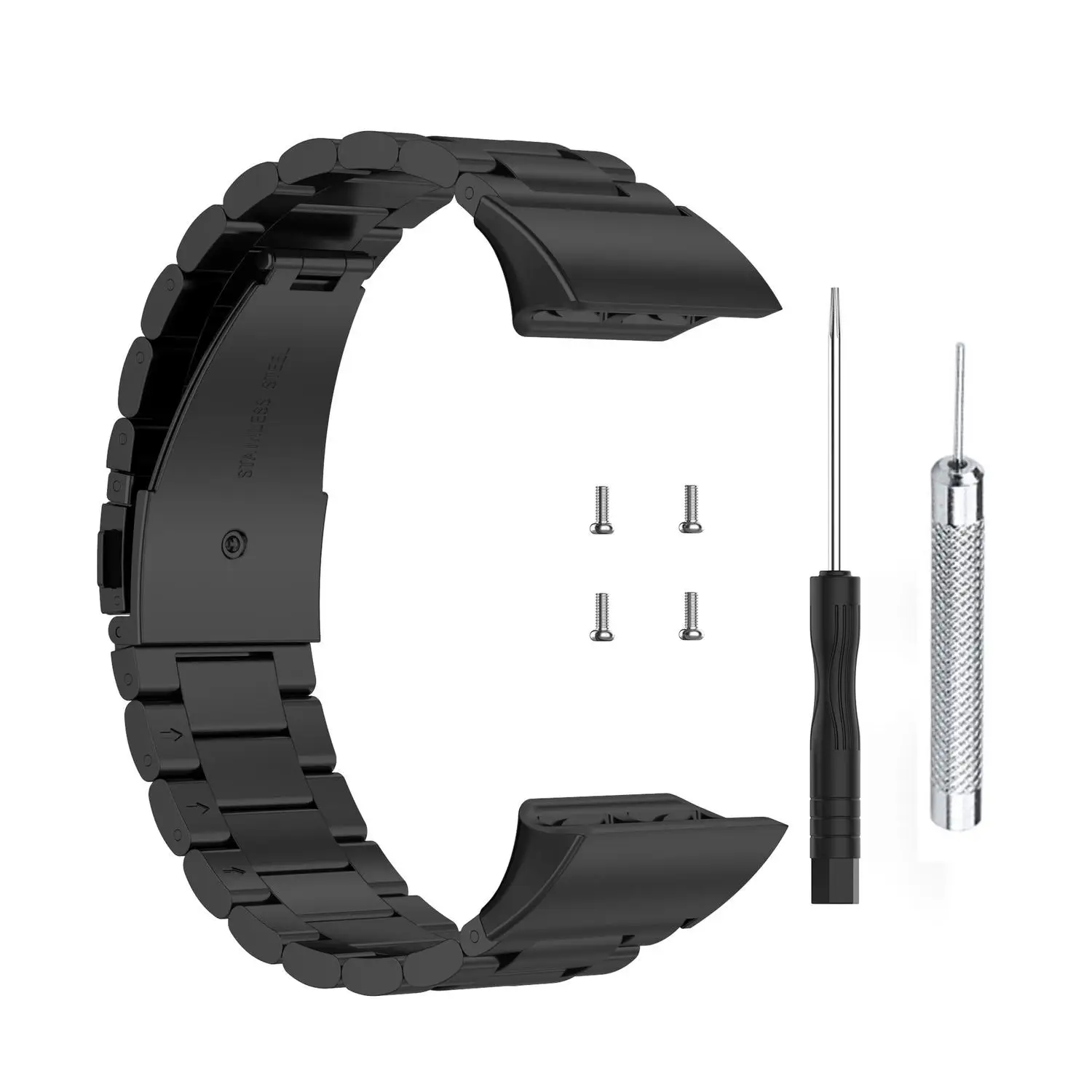 

Interchangeable stainless steel strap compatible with Garmin Approach S10 Black