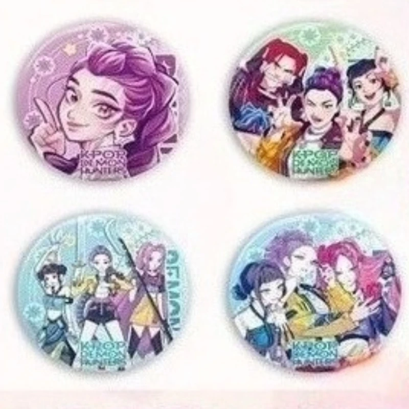 KPop شيطان الصيادين زوي ميرا آبي ساجا الإبداعية الكرتون صندوق أعمى باش شارة متعة مفاجأة أعمى حزمة هدايا عطلة رائعة