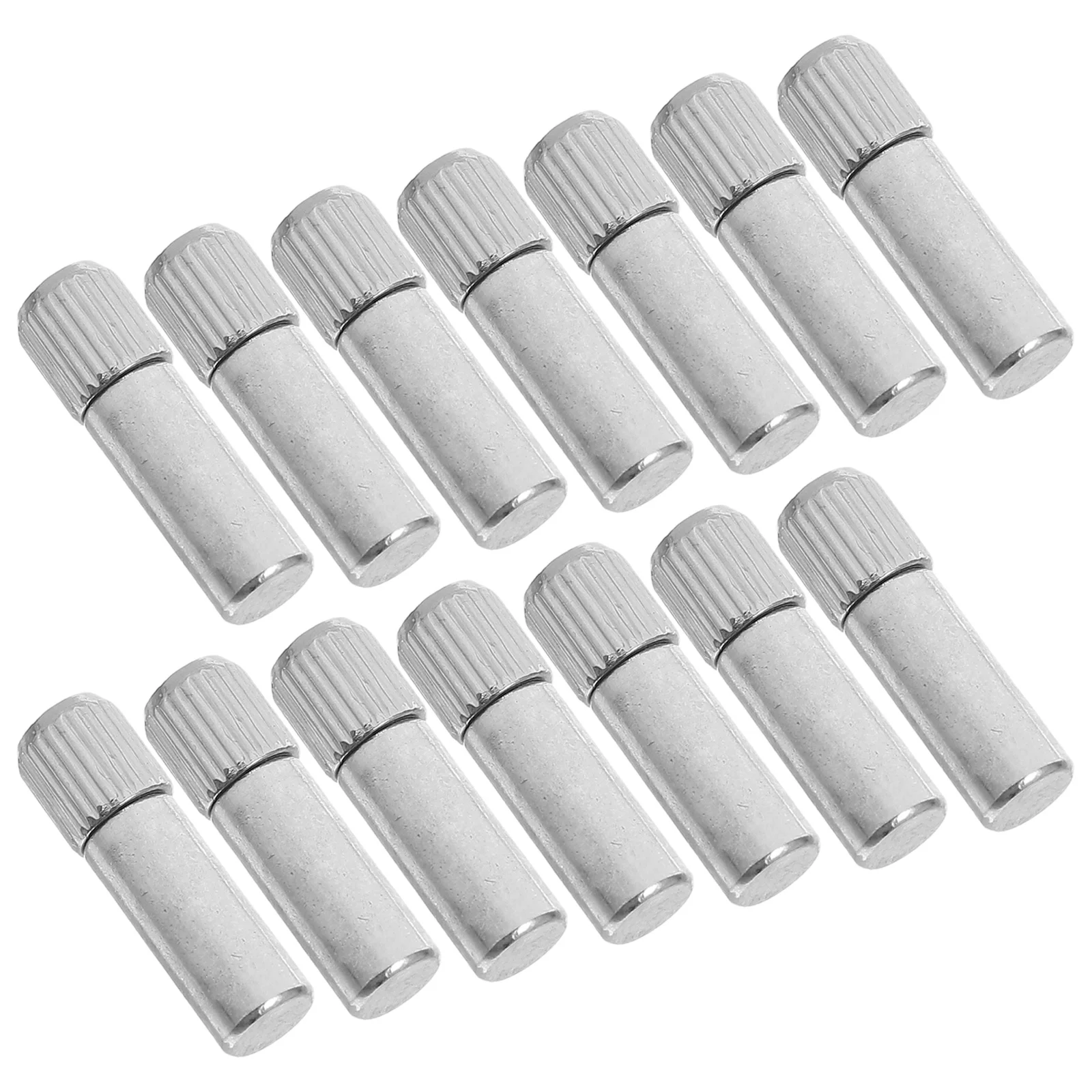 

50 Pcs Laminate Nails Cabinet Bracket Attachment Shelf Support with Hat Furniture Partition Nickel-plated Iron Shelves Pegs