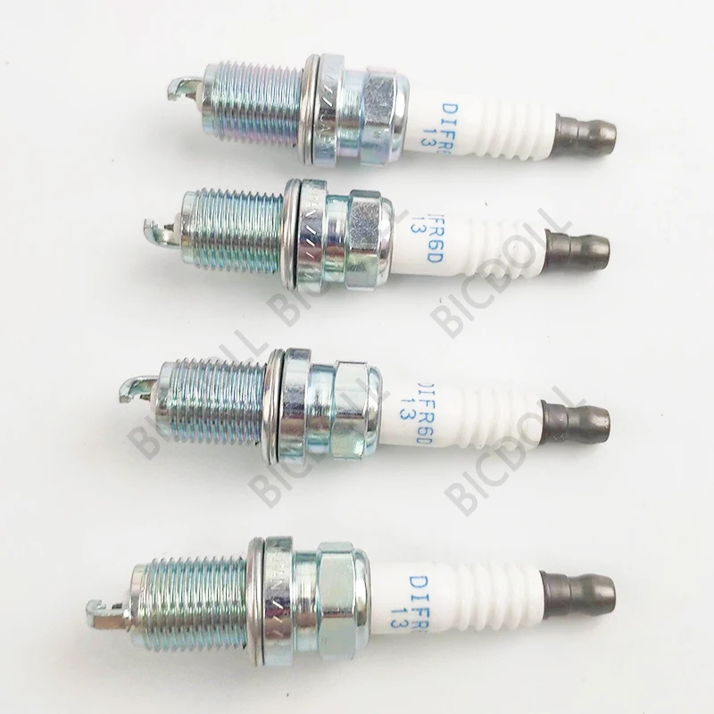 

4/6PCS 12290-RB0-J11 DIFR6D13 Dual Iridium Spark Plug for Honda CRZ 1.5L 2012-2016 DIFR6D-13 12290RB0J11 Auto Parts