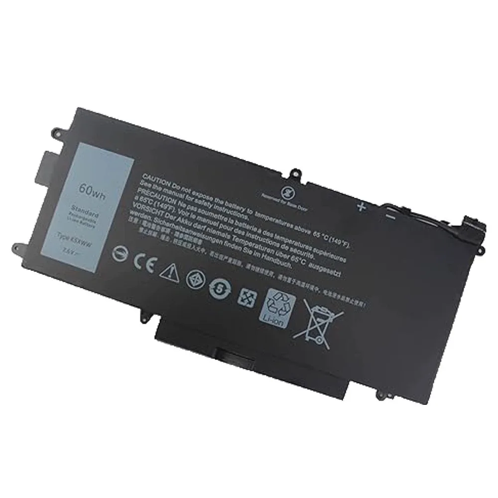 High Quality K5XWW Laptop Battery For Dell Latitude 7390 2in1 7389 5289 7.6V 7500mAh Long Lasting Battery view 3