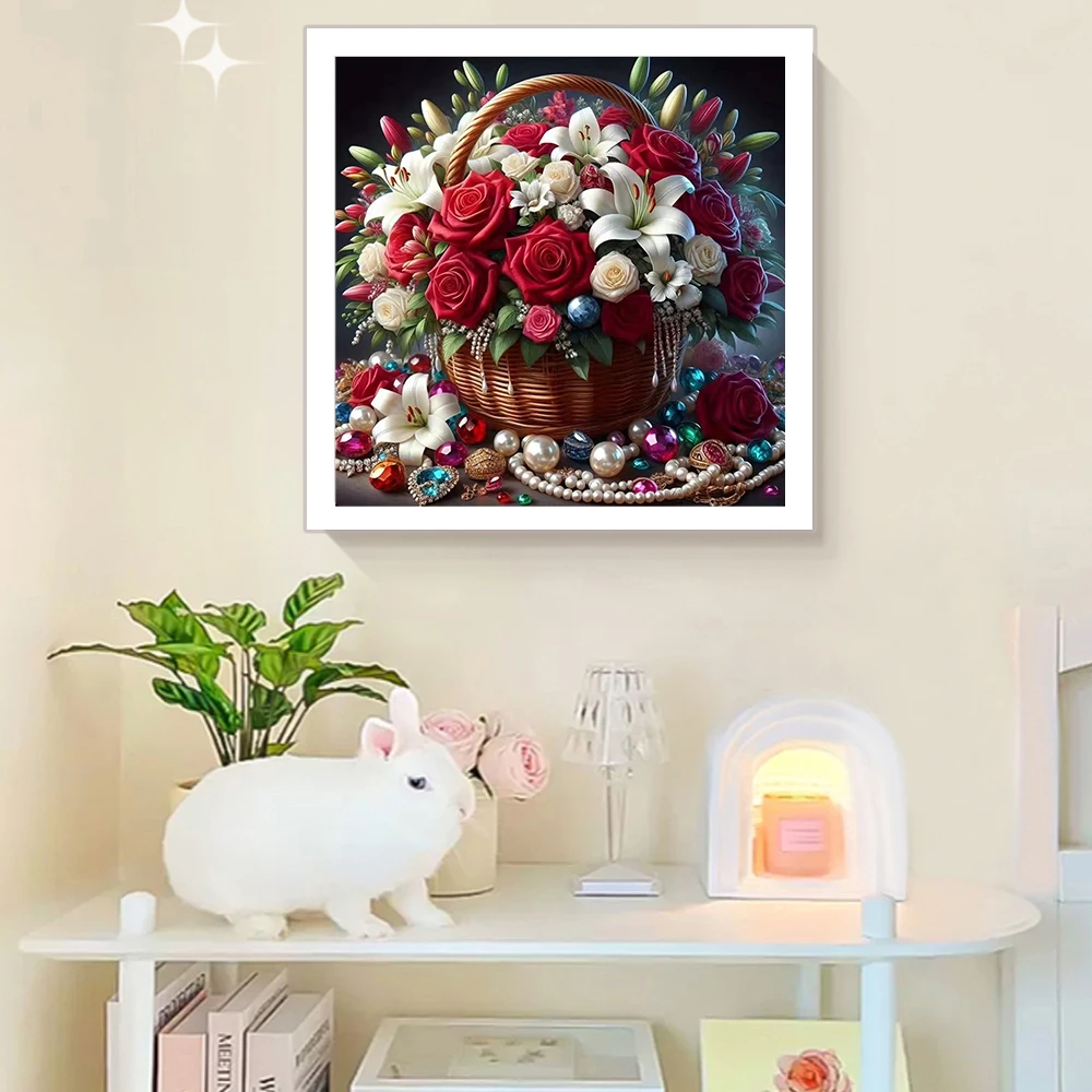 Diamond Painting Rose Peony Fl - đánh giá và giá Embroidery Daisy Flower