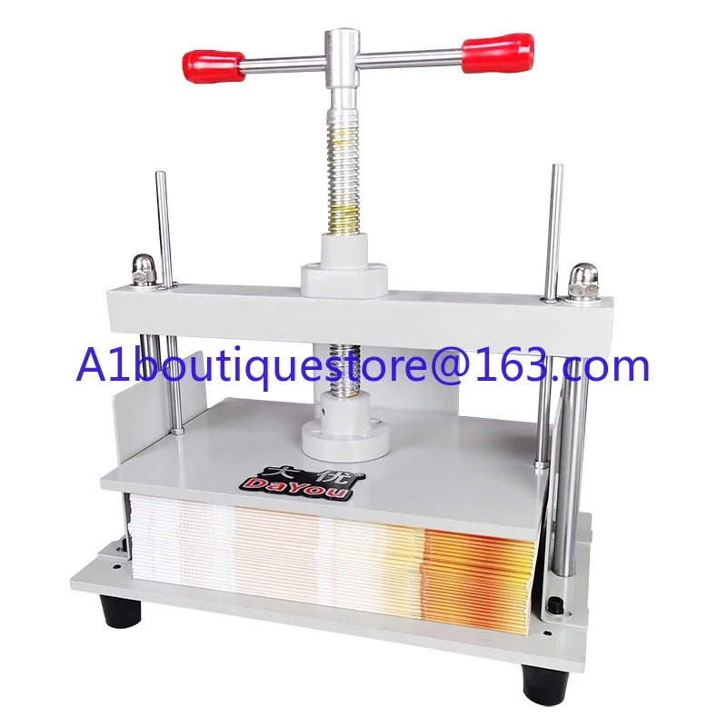 A4A3 Manual Flattening Machine Bill Book Office Financial Advertising Sheet Binding Finishing Machine Flattening Machine