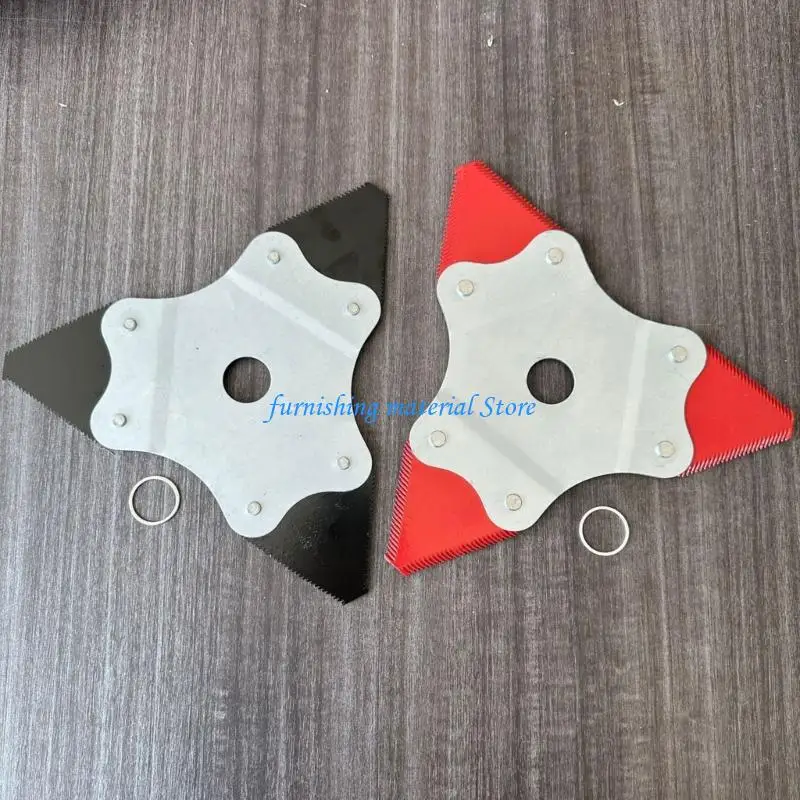 Y5GD Triangular Replacement 3 Teeth Multifunctional Metal Steel Brush Cutter Blade Lawnmower Accessories