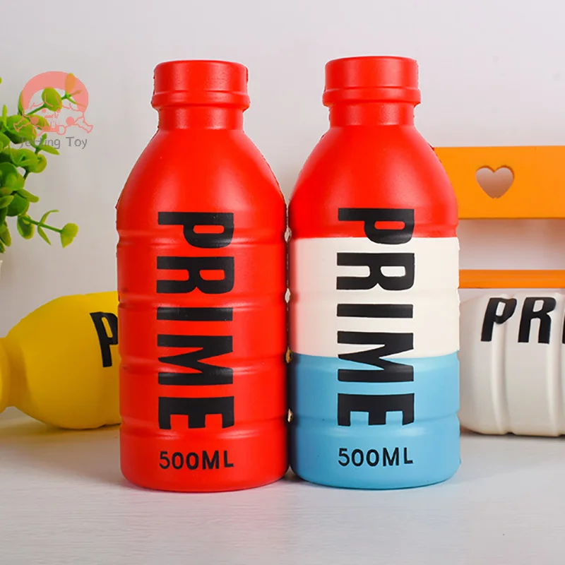 Anti-Stress Prime Drink Bottle Plushie Relief Squeeze Toy Soft Stuffed Latte Americano Coffee Kids Birthday Prop