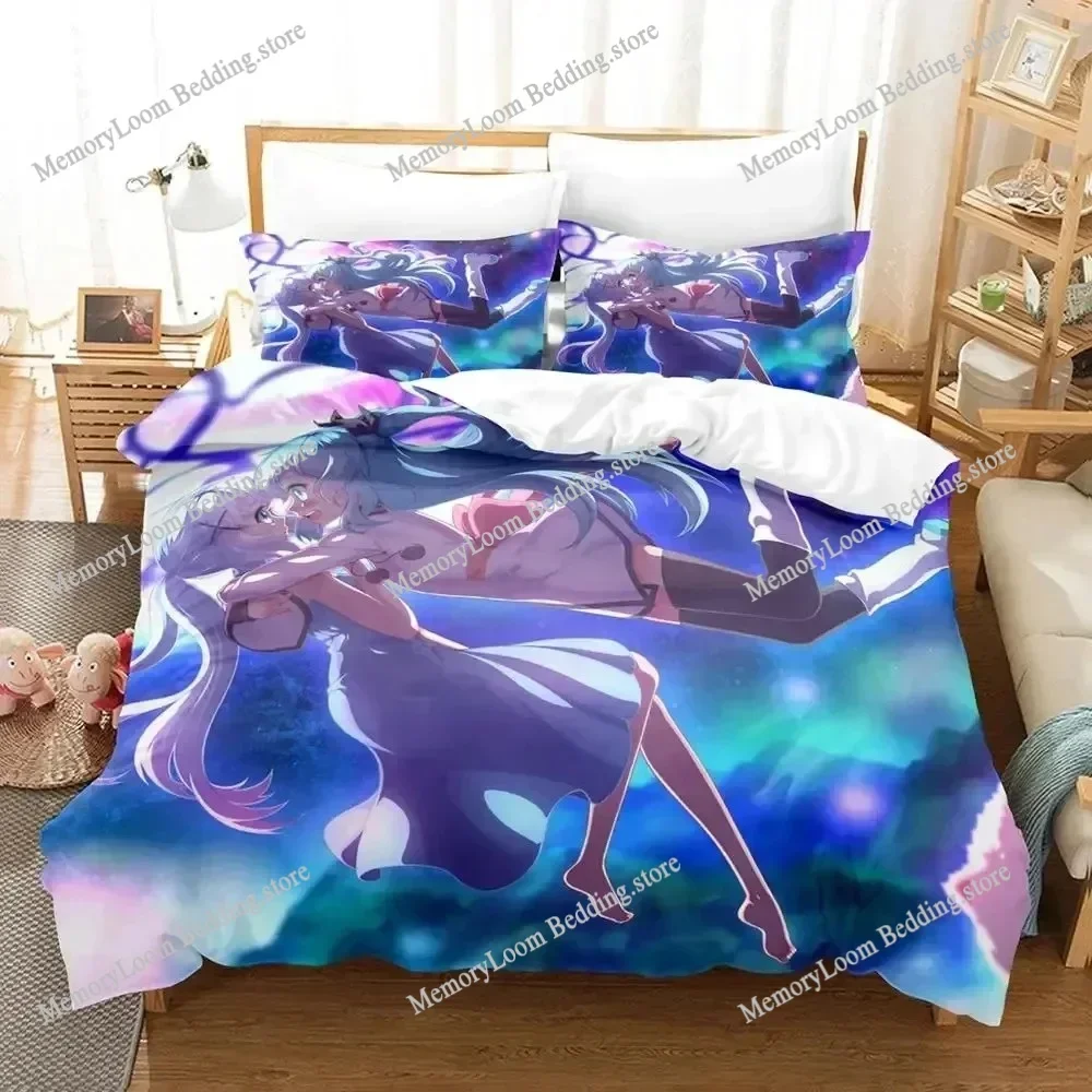Anime Series Popular Sora No Method Celestial Method Bedding Set Full/Queen Size Duvet Cover Pillowcase Kids Bedroom Decor Soft