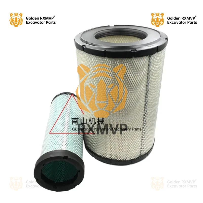 For Komatsu Pc300/350/360-7 Air Filter Element Air Filter Ab Cummins Style Excavator Accessories