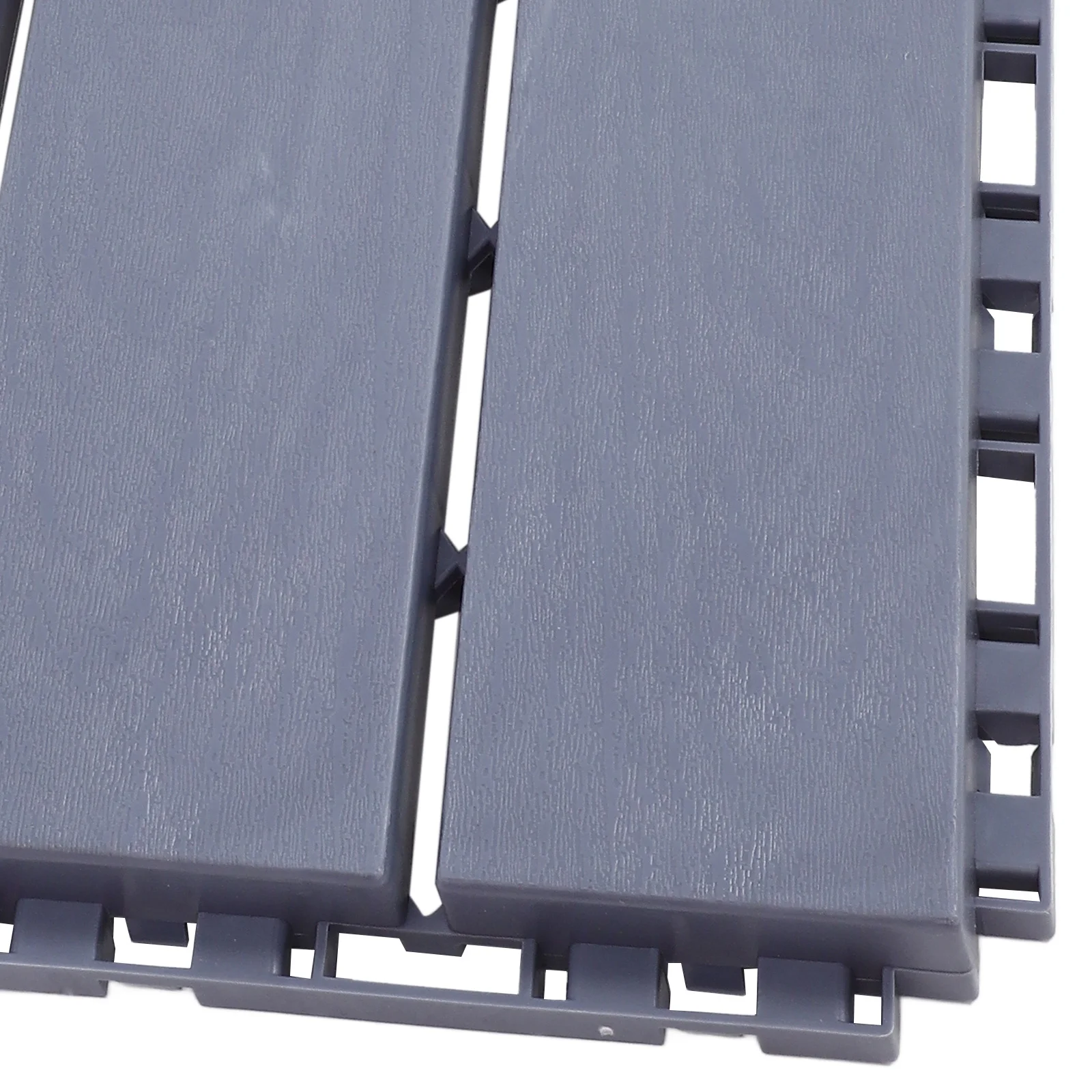 6 قطعة بلاط سطح السفينة البلاستيكية في الهواء الطلق الأرضيات المتشابكة المضادة للانزلاق فناء حديقة في الشرفة بلاط الأرضيات متعدد السيناريو #2