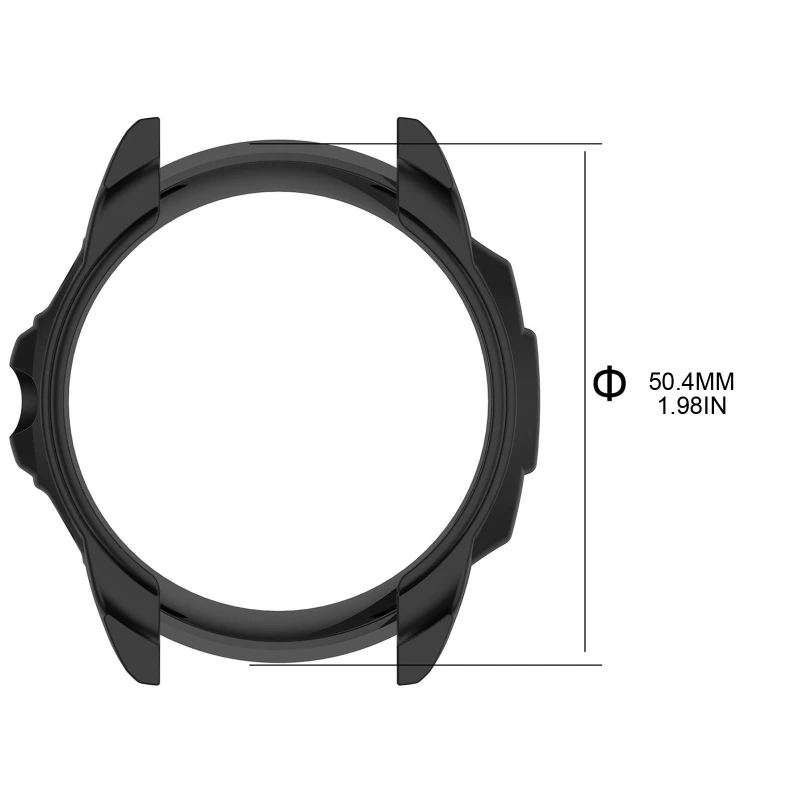 Tpu macio para protetor tela caso para forerunner955 relógio capa resistente a riscos capa protetora pára-choques para escudo