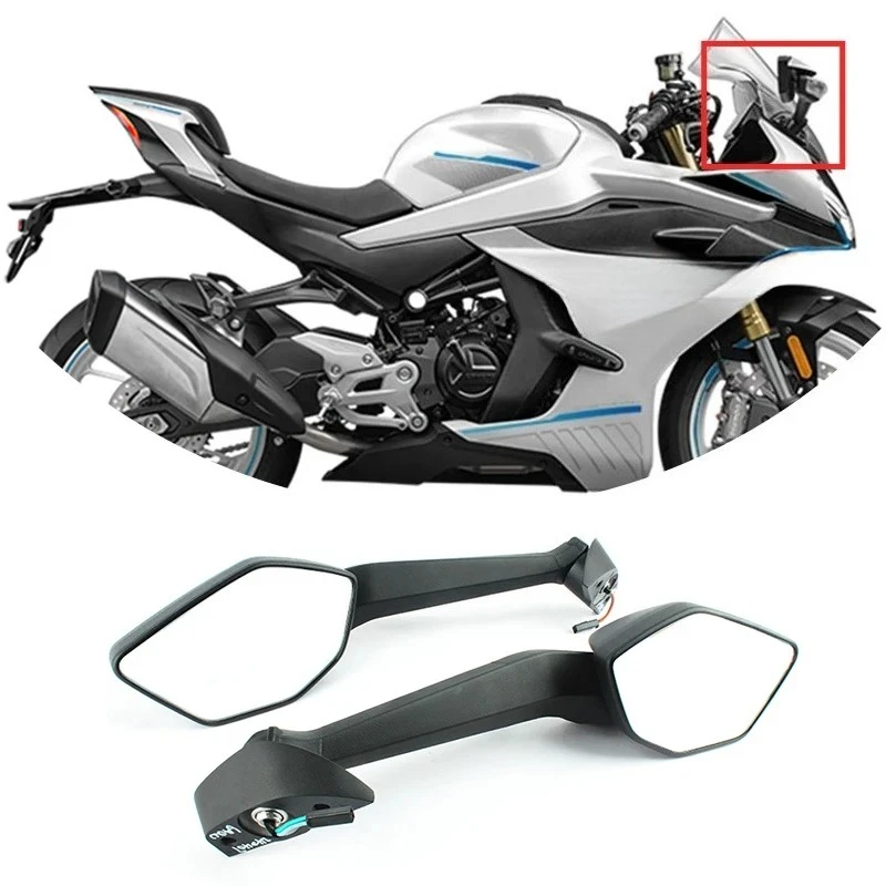 Suitable for 450SR Rearview Mirror CF450 SR 450SR - Reverse Mirror Reflector with Turn Signal Motorcycle Parts