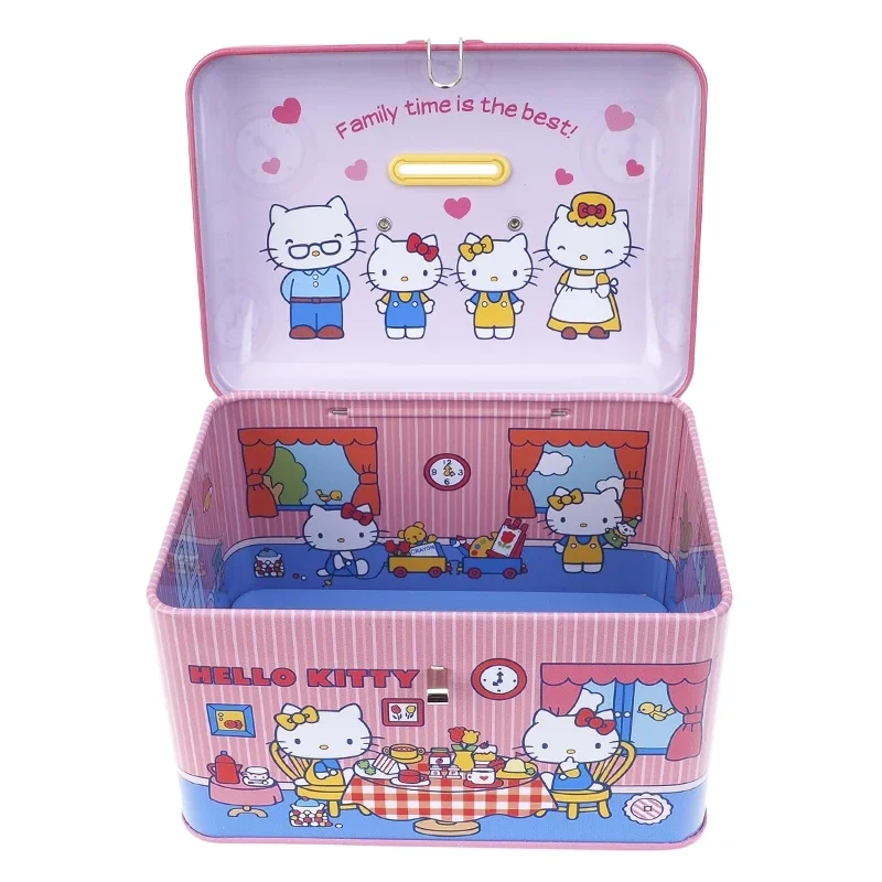 Hello Kitty salvadanaio scatole per bambini monete scatola di immagazzinaggio scatola di risparmio barattolo ornamenti per la casa scatola per