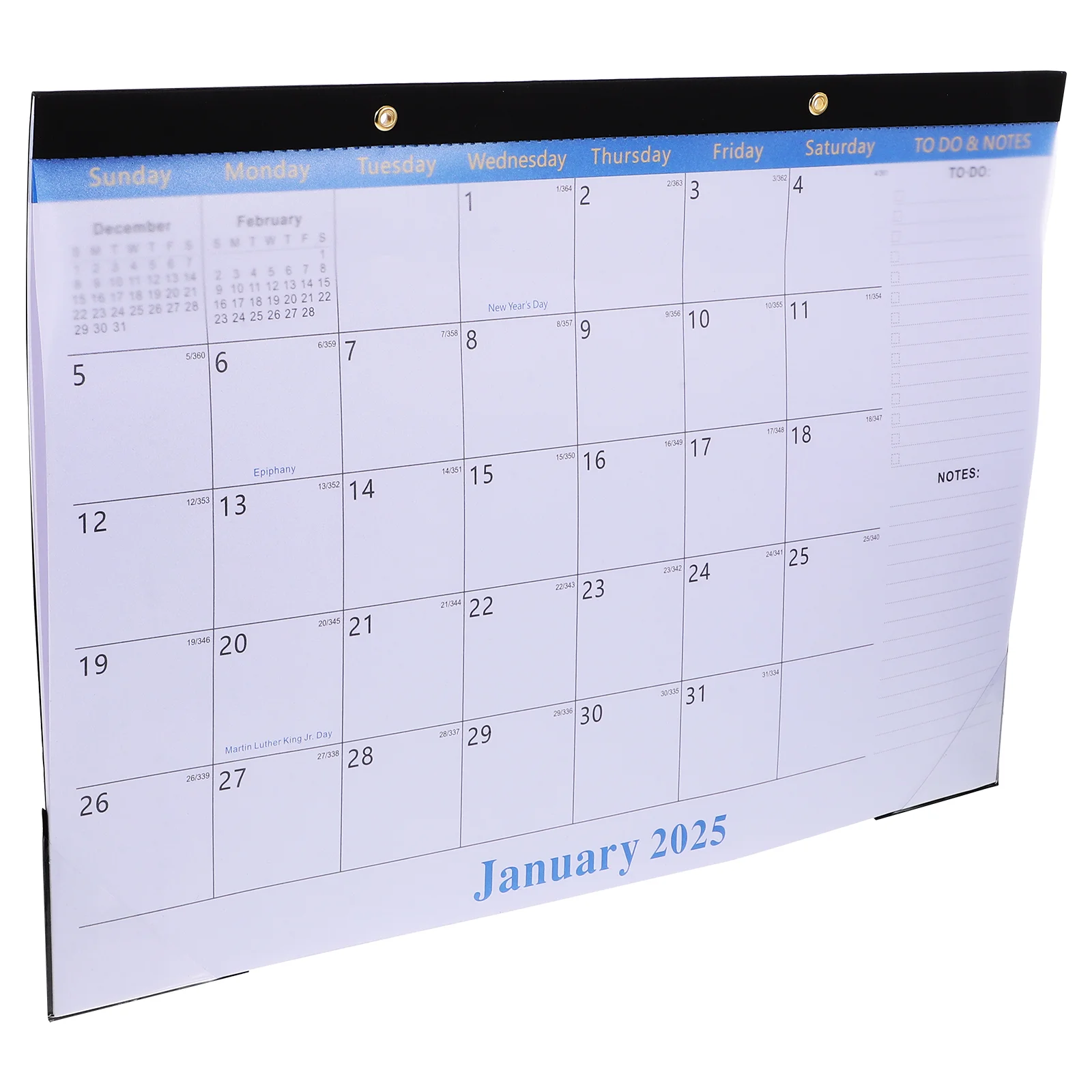 

2025-2026 Desk Calendar Wall Whiteboard Household Noting Monthly Paper English Hanging