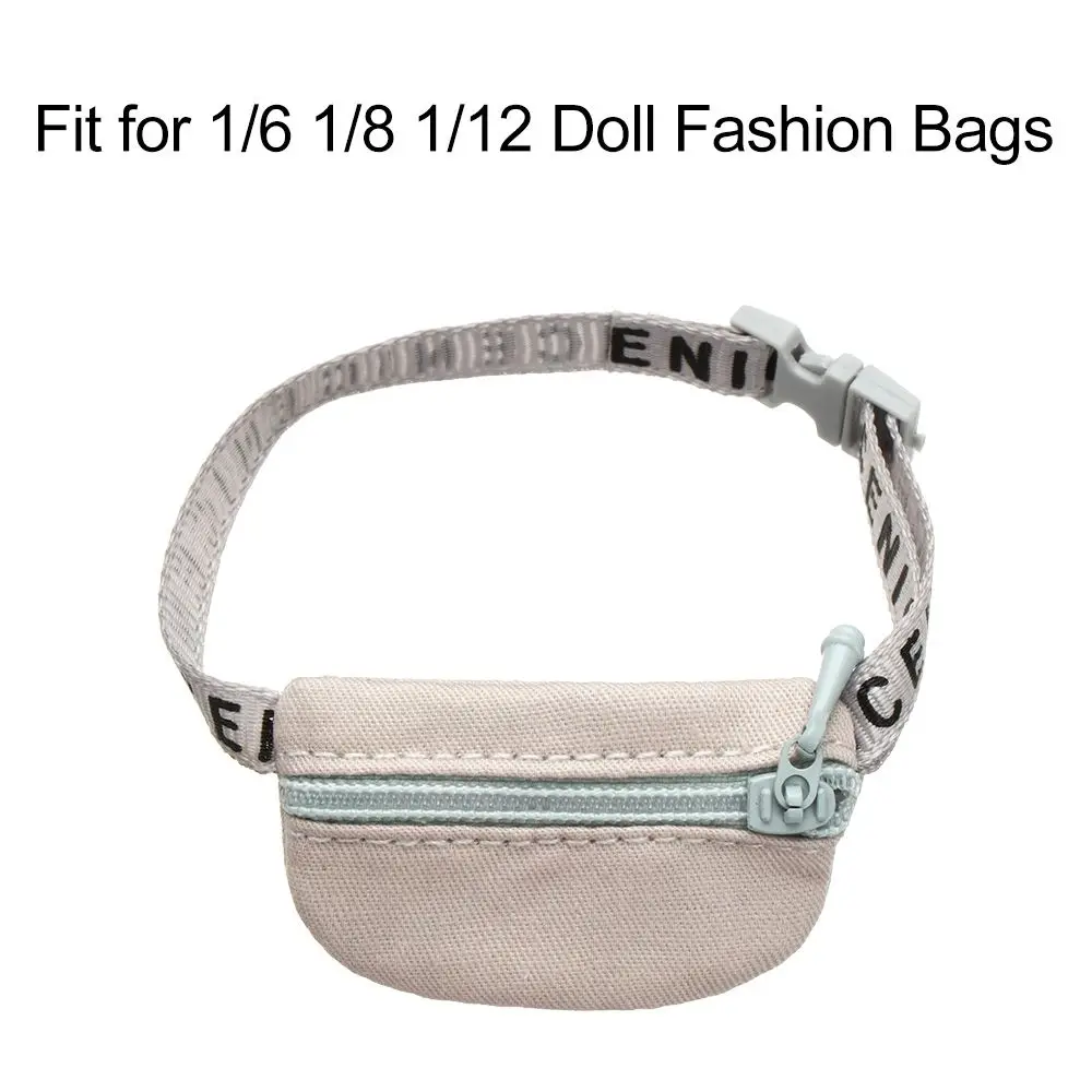 For 1/11 OB11 Dolls DIY Doll Toys Backpack 1/6 1/8 1/12 BJD Dolls Bag For Handmand Doll Belt Bag Accessories