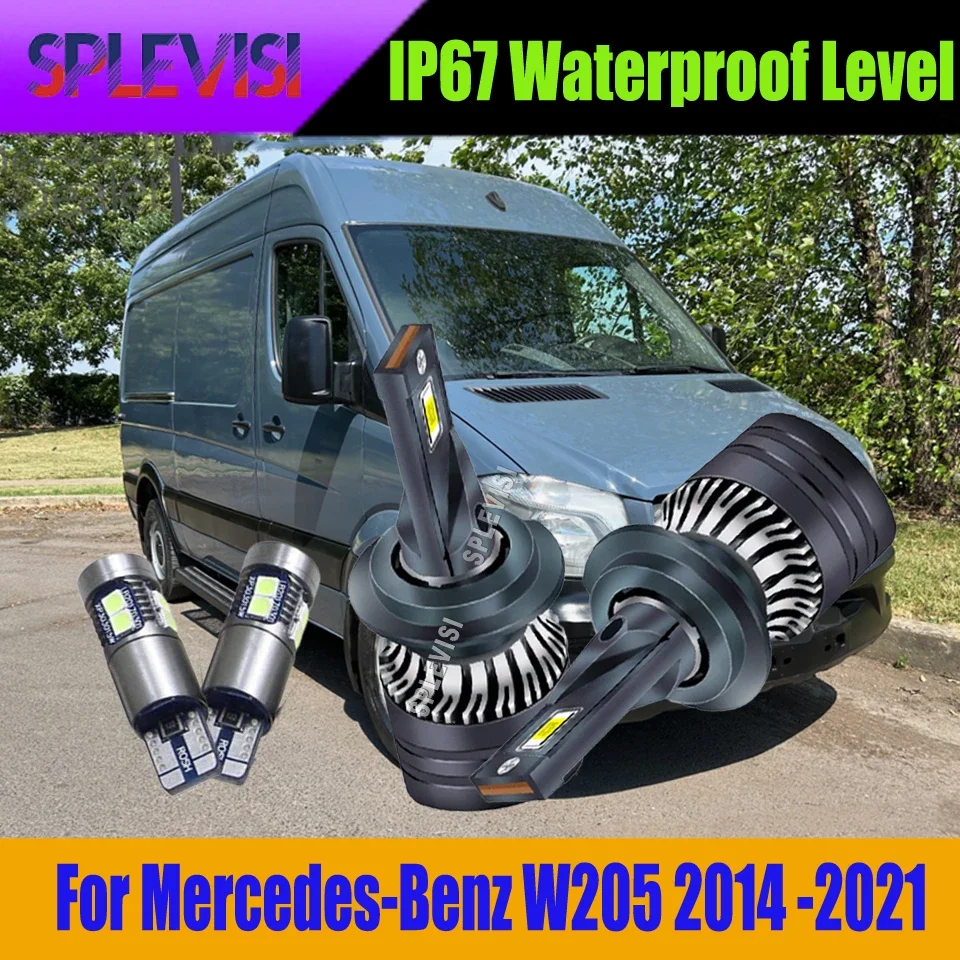 Headlight LED Bulbs Estimated Lifepan 50,000Hrs + more enjoyable experience For Mercedes-Benz Sprinter 2500 3500 2011 2012 -2018