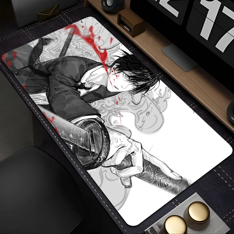 Mouse Pad Colorful Fox HD Print Mousepad Laptop Gaming Accessories Keyboard Pad PC Hayakawa Aki C-chainsaw Man Desktop Mouse Mat