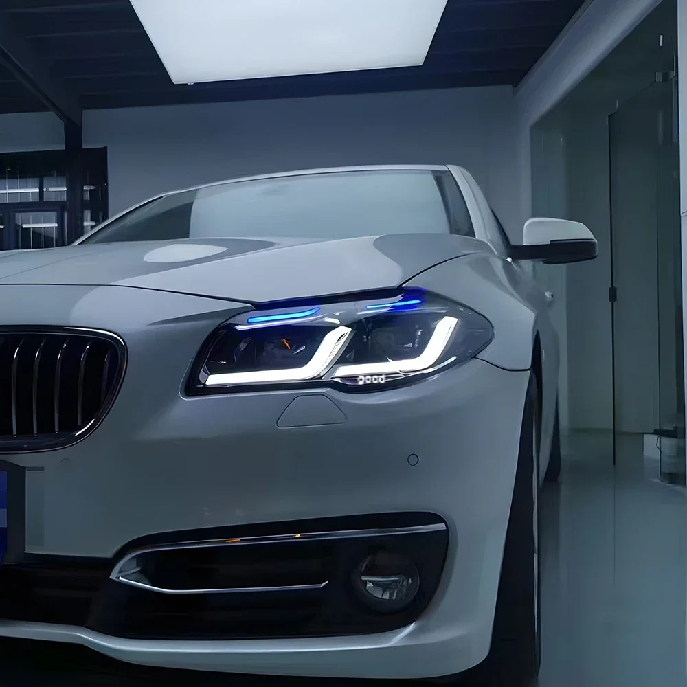 

Обновление BMW G30 G38 Стиль в сборе для BMW F10 F11 F18 525i 530i 535li 2010-2017 светодиодные автомобильные фары, аксессуары для линз проектора