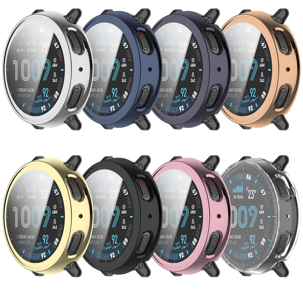 

TPU Protector Cover For Huami Amazfit Active Max (A2557) Smartwatch Protective Skin Case Soft Shell Full Screen Guard